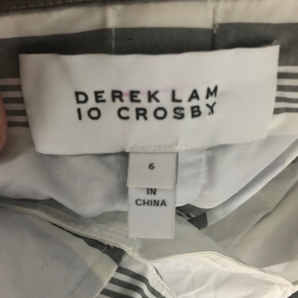 Derek Lam 10 Crosby striped cotton poplin top 6 - Picture 8 of 10